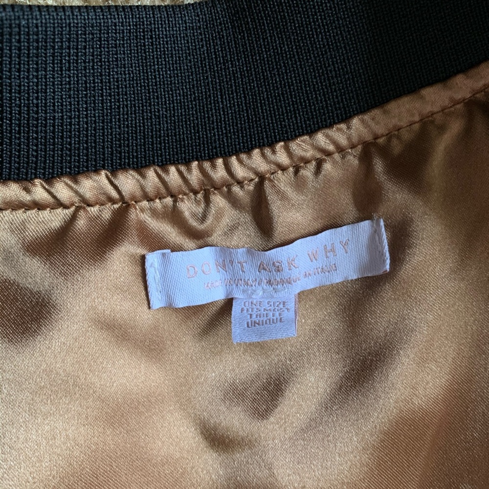 Don’t Ask Why Satin Bomber View 3